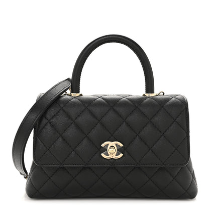 Chanel Caviar Quilted Mini Coco Handle Flap Black 1 of 11
