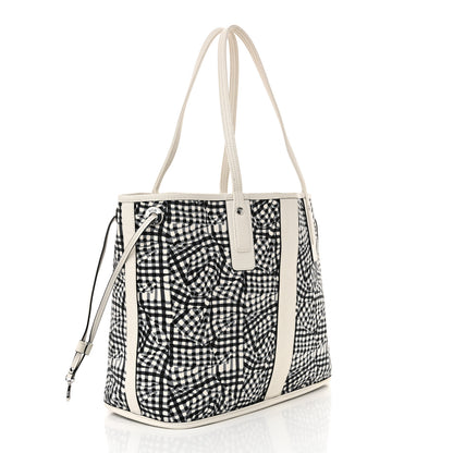 MCM Visetos Medium Liz Reversible Shopper Tote White 5 of 18