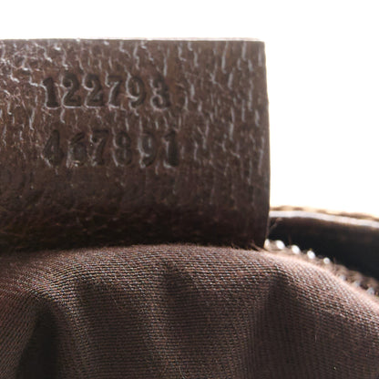 Gucci Monogram Flat Messenger Bag Dark Brown 7 of 11