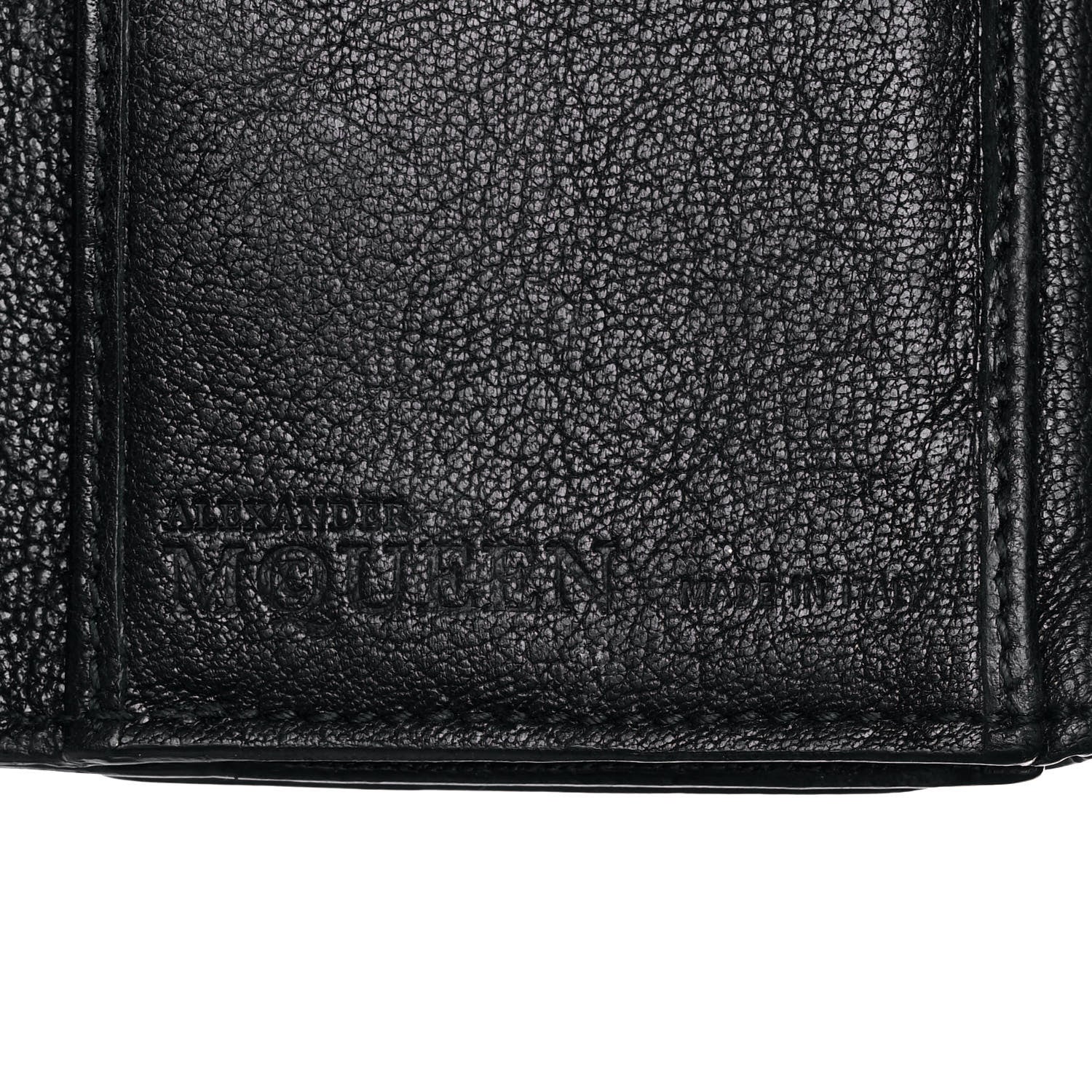 Alexander McQueen Calfskin Skull Continental Wallet Black 16 of 30