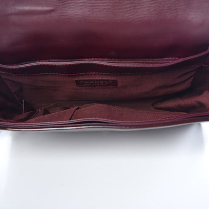 Chanel Patent New Medium Boy Reverso Flap Burgundy 5 of 13