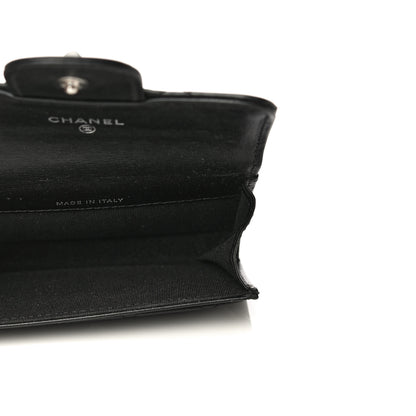 Chanel Aged Calfskin Quilted Reissue Flap Card Holder So Black 5 of 12