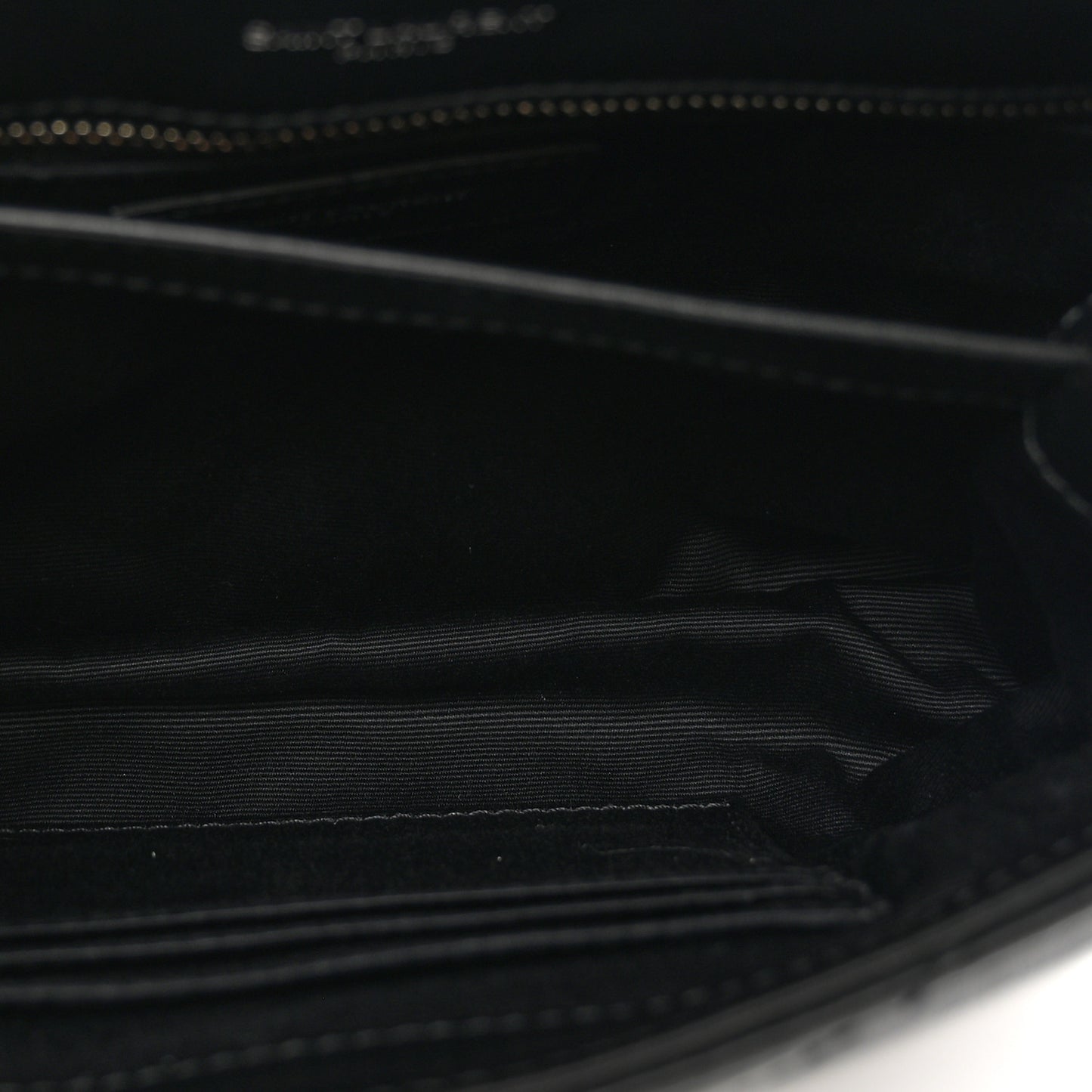 Calfskin Y Quilted Monogram Toy Loulou Crossbody Bag Black