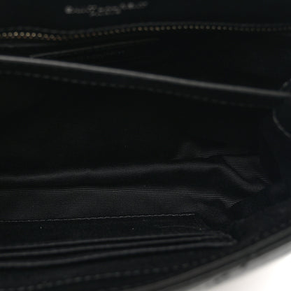 Saint Laurent Calfskin Y Quilted Monogram Toy Loulou Crossbody Bag Black 8 of 12