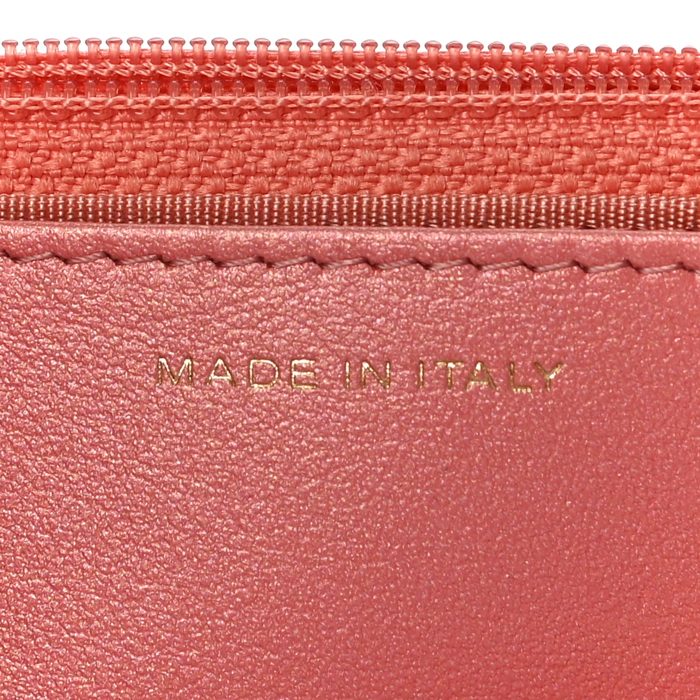 Iridescent Calfskin Quilted Chanel 19 Wallet On Chain WOC Pink