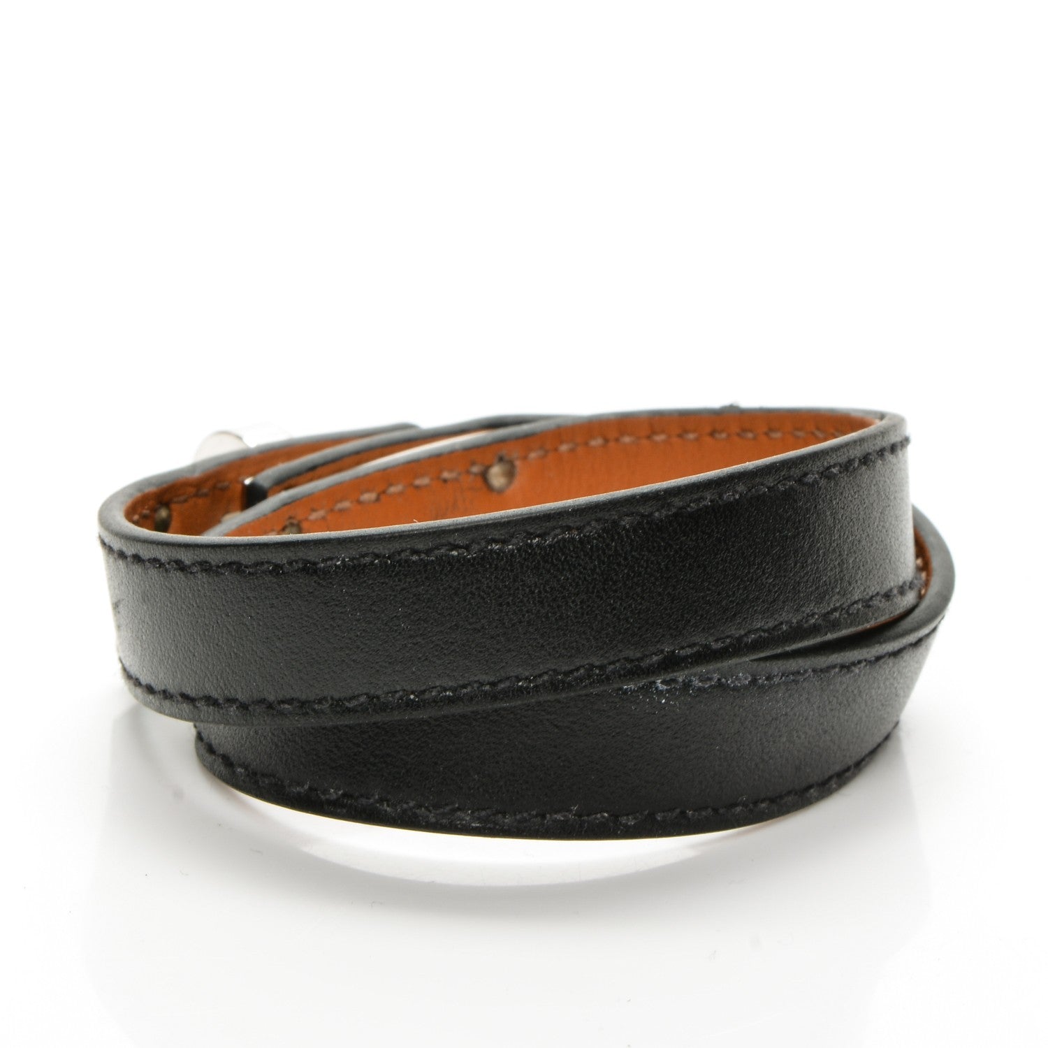 Hermes Box Kelly Double Tour Bracelet XS Black 3 of 8