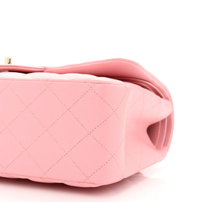 Chanel Caviar Quilted Jumbo Double Flap Pink 9 of 9