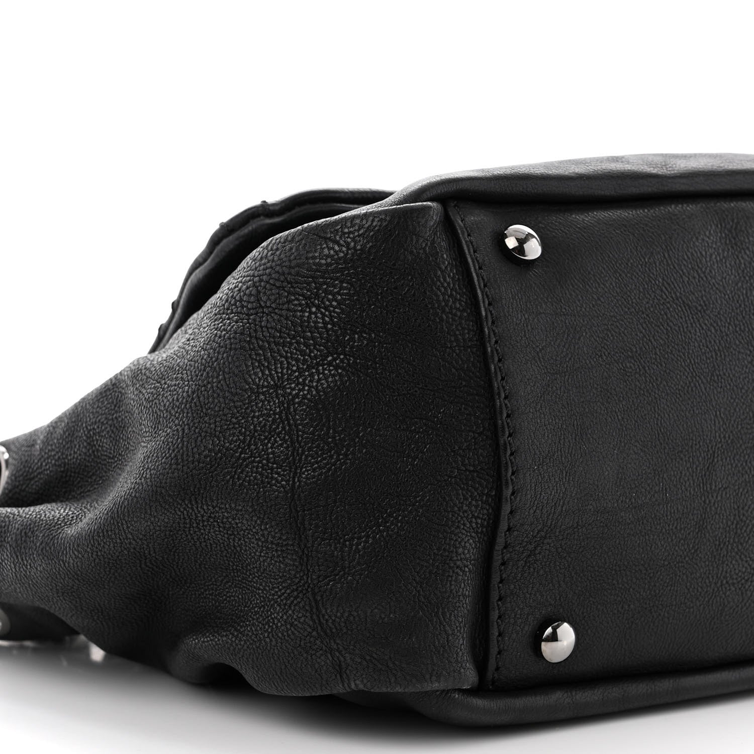 Chanel Calfskin Diamond Stitch Accordion Flap Black 9 of 13
