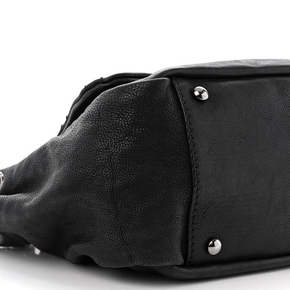 Chanel Calfskin Diamond Stitch Accordion Flap Black 9 of 13
