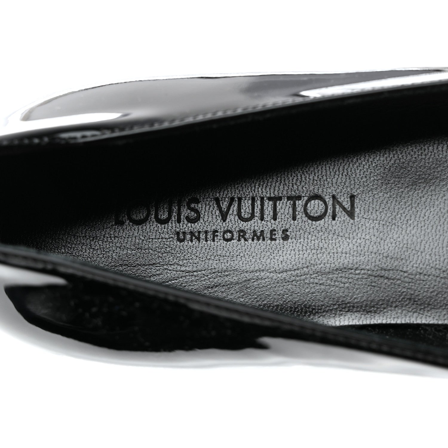 Louis Vuitton Patent Uniformes Ballet Flats 37 Black 6 of 8
