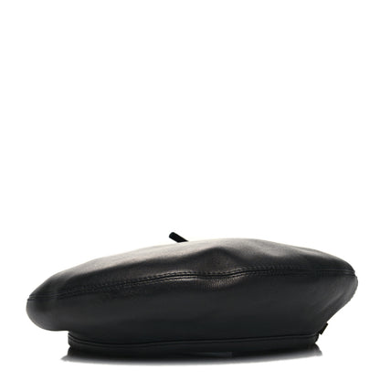 Christian Dior Lambskin D-Dream Beret 58 Black 4 of 8