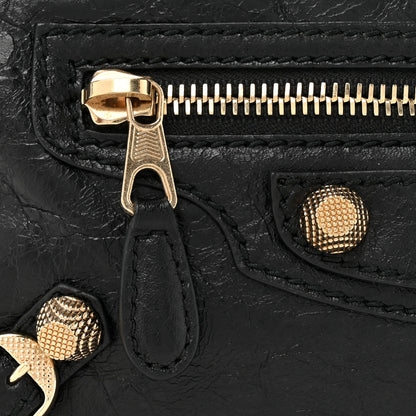 Balenciaga Agneau Giant 12 Gold Hardware Hip Black 8 of 10