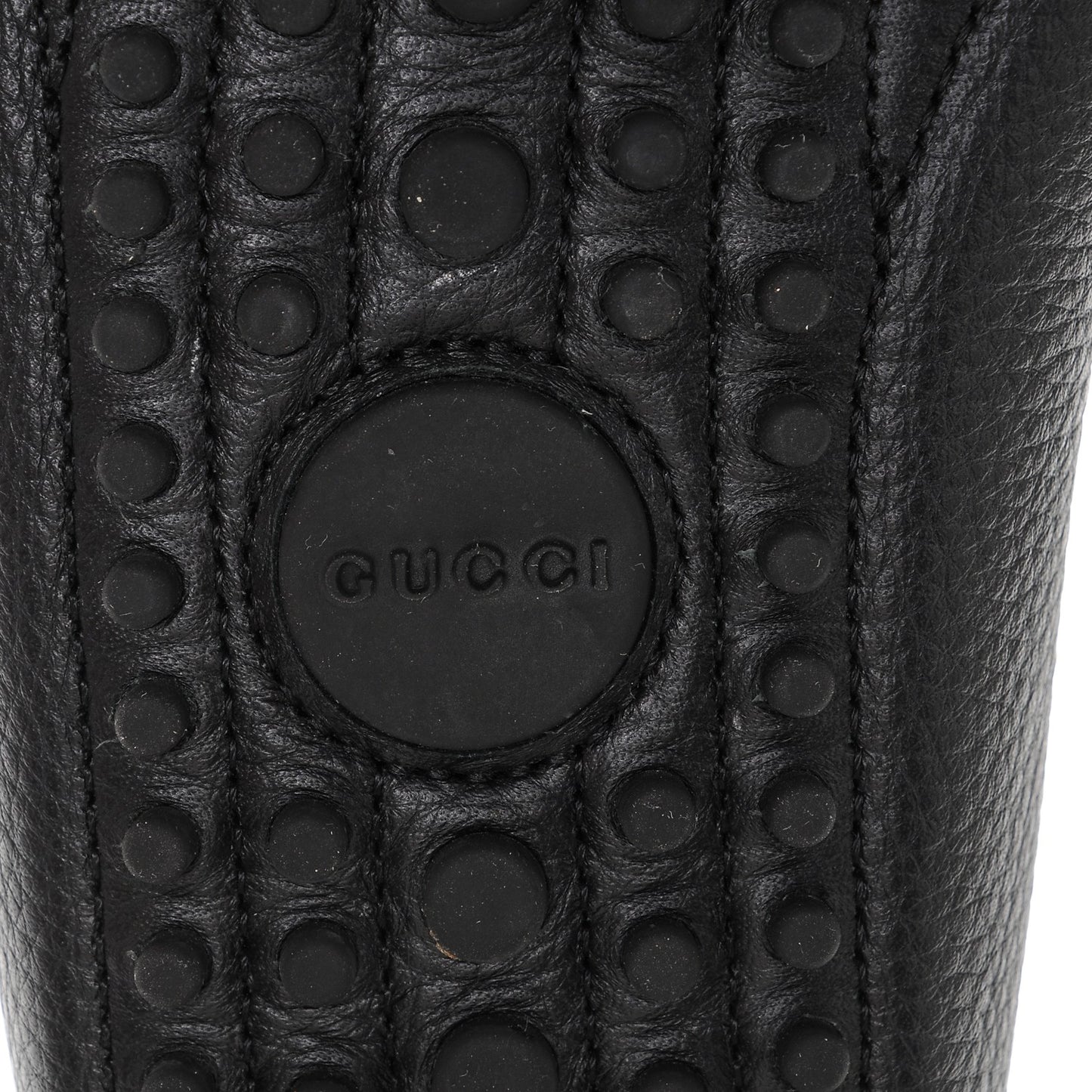 Road Calfskin Web Womens Horsebit Driver Loafers 38 Black