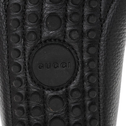 Gucci Road Calfskin Web Womens Horsebit Driver Loafers 38 Black 6 of 7