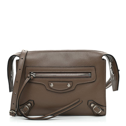 Balenciaga Grained Calfskin Neo Classic Aged Silver Multipouch Mink Grey 1 of 13