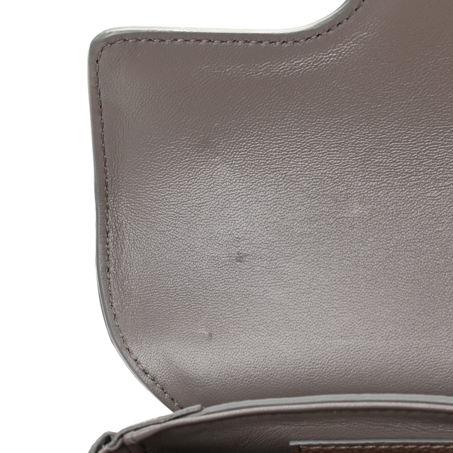 Celine Grained Calfskin Besace Small 16 Taupe 12 of 14