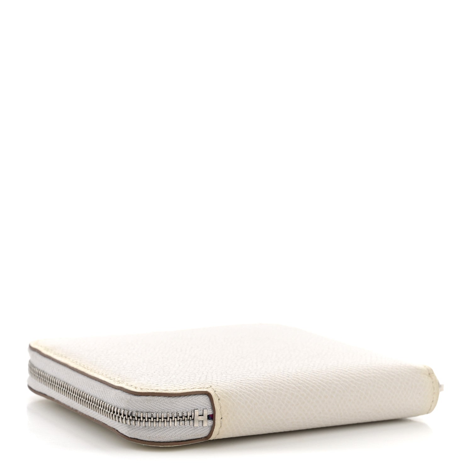 Hermes Epsom Silk'In Compact Wallet New White 4 of 7