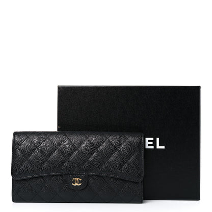 Chanel Caviar Quilted Travel Wallet Black 16 of 16