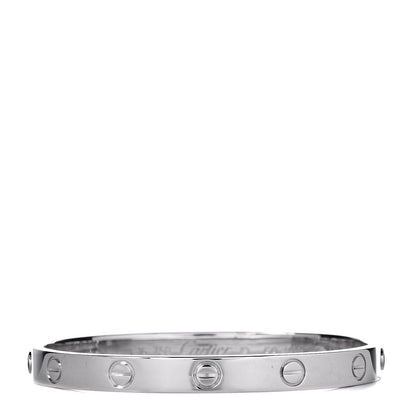 Cartier 18K White Gold LOVE Bracelet 16 1 of 4