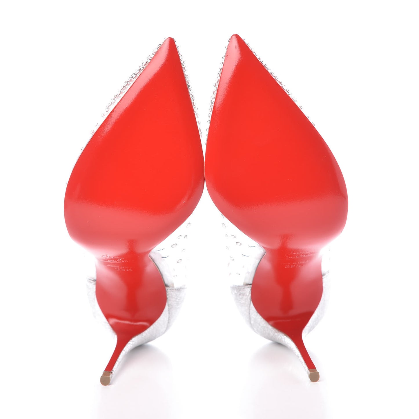 PVC Specchio Degrastrass 100 Pumps 39.5 Silver