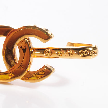 Chanel Leather Gold Chain Link CC Belt Neon Green 4 of 4