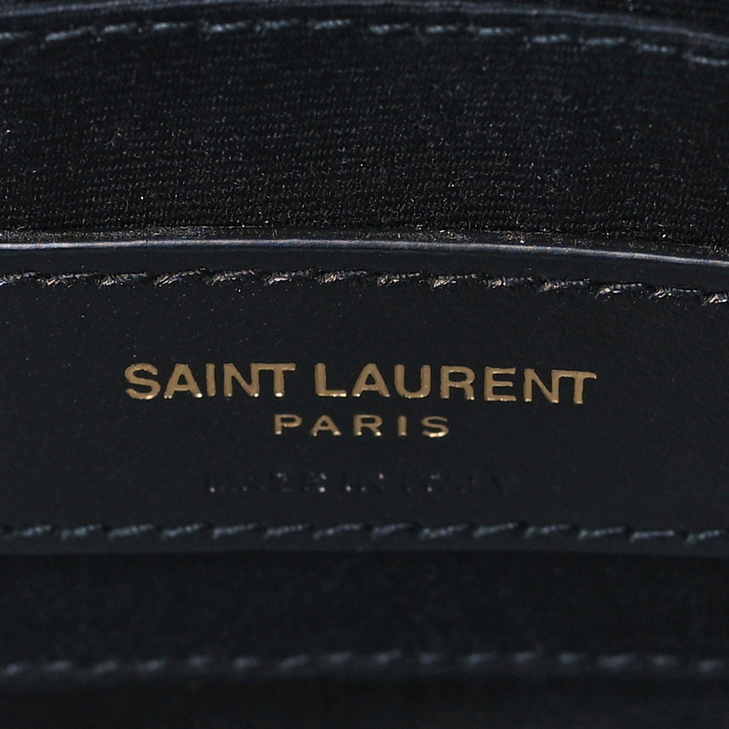 Saint Laurent Grained Lambskin Quilted Mini Becky Double Zip Bag Black 8 of 13