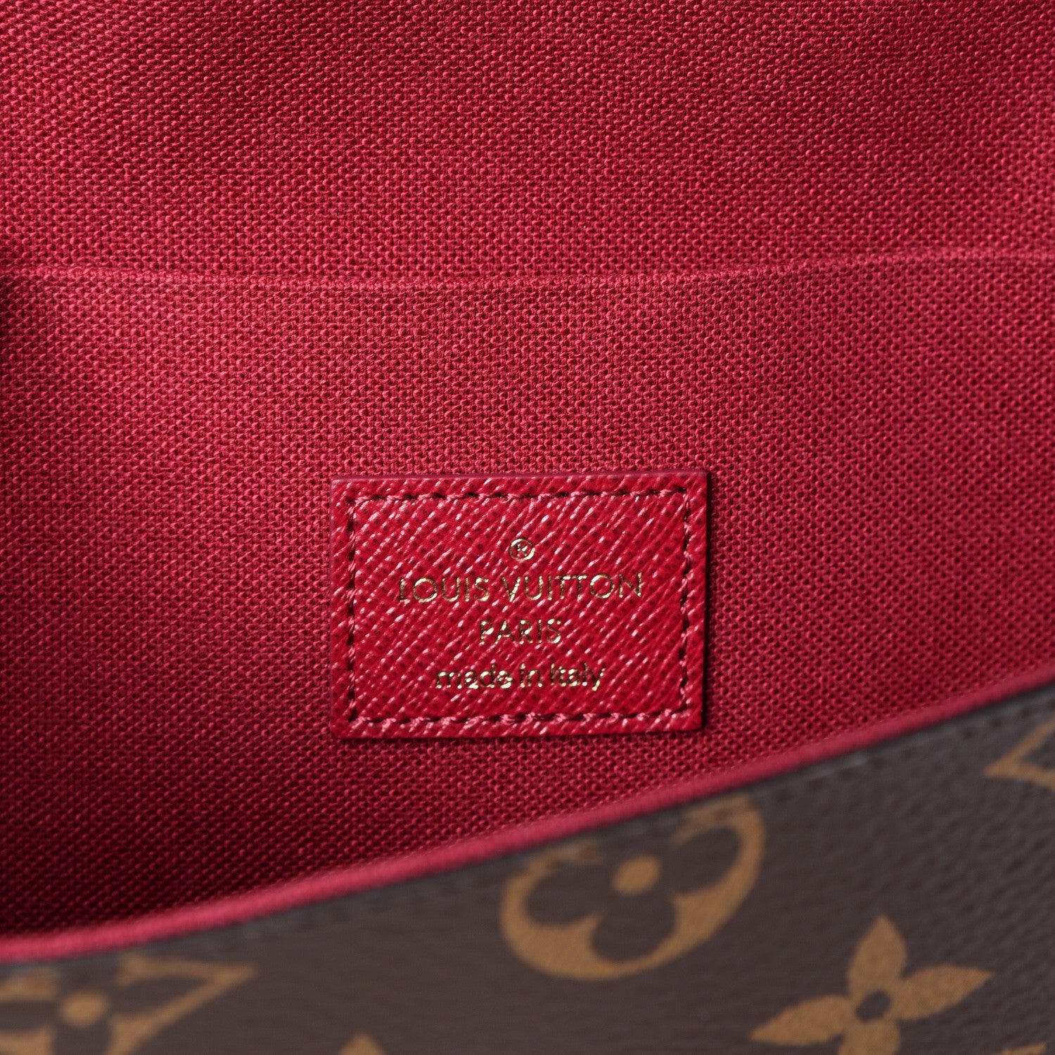 Louis Vuitton Monogram Pochette Felicie Chain Wallet Fuchsia 6 of 12