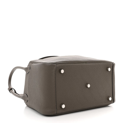 Hermes Taurillon Clemence Lindy 26 Etain 4 of 12
