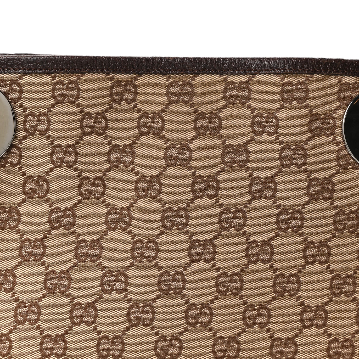 Gucci Monogram Eclipse Messenger Bag Dark Brown 8 of 10