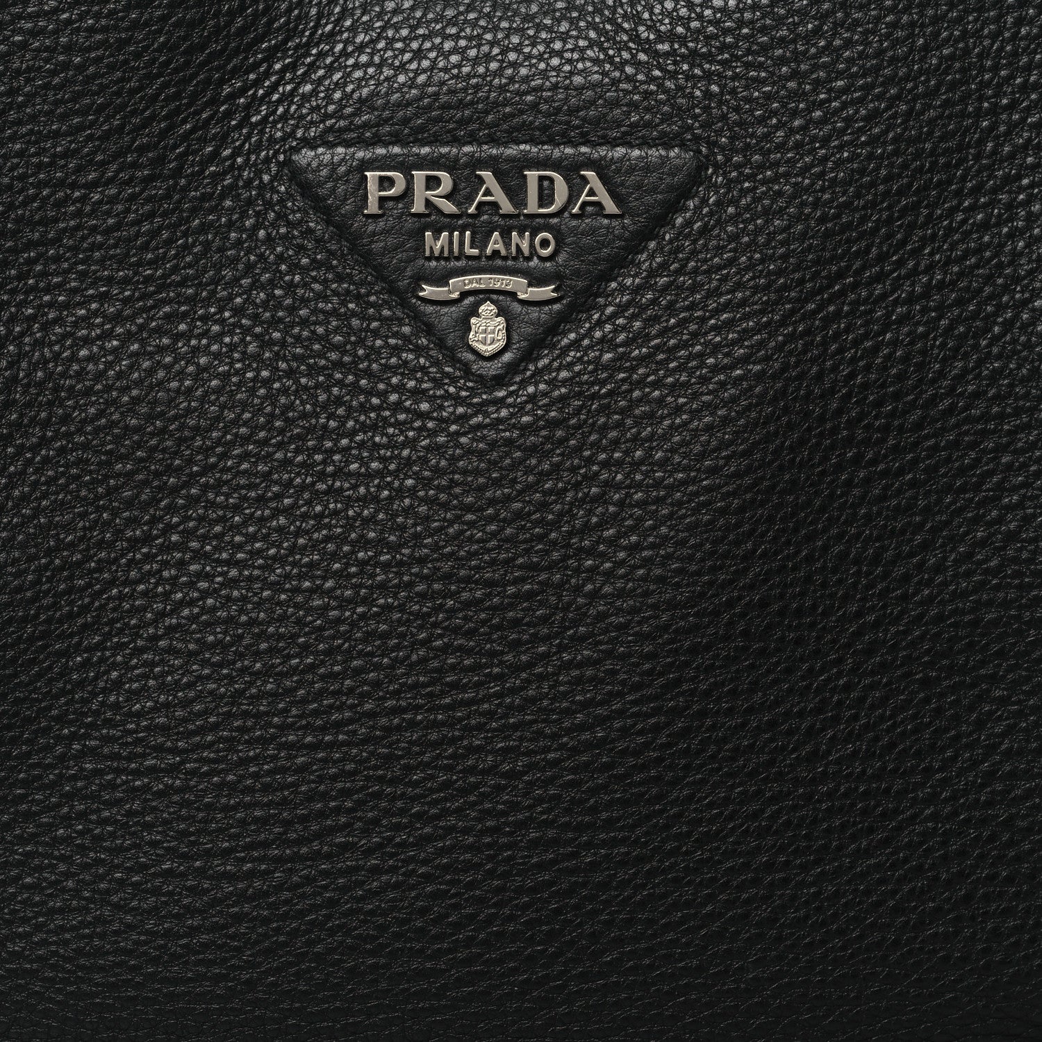 Prada Vitello Daino Soft Hobo Messenger Bag Black 7 of 9