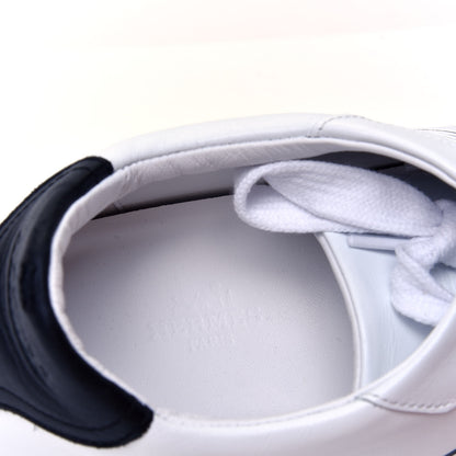 Hermes Calfskin Womens Avantage Sneakers 39 White Marine 9 of 10