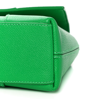 Balenciaga Grained Calfskin XS Downtown Shoulder Bag Vivid Green 10 of 10