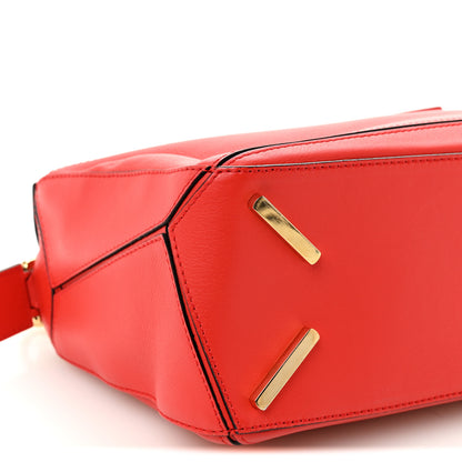 Loewe Calfskin Small Puzzle Bag Scarlet 8 of 9