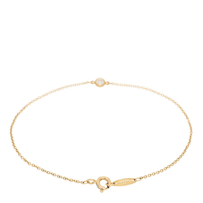 Tiffany 18K Yellow Gold Diamond .08ct Elsa Peretti Diamonds by the Yard Bracelet 2 of 4