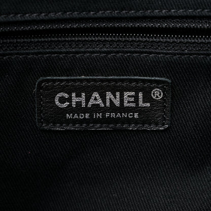 Chanel Metallic Calfskin Medium Lady Pearly Flap Dark Purple 6 of 16