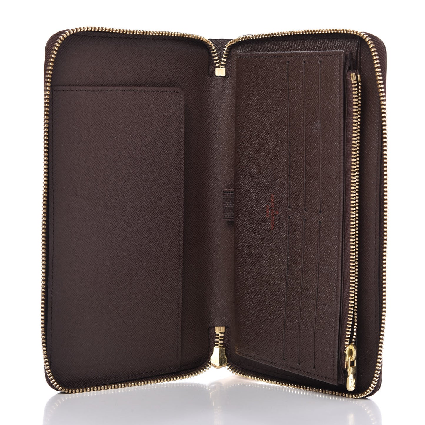 Damier Ebene Zippy Organizer Wallet
