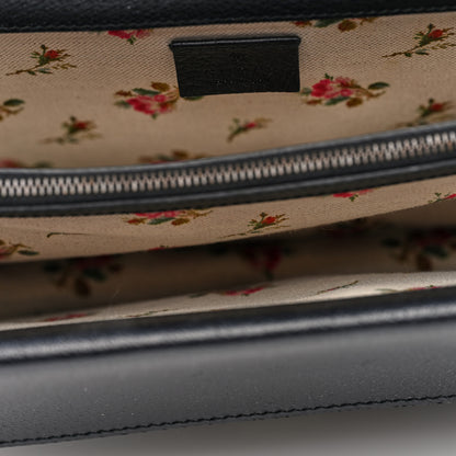 Gucci Calfskin Web Small Dionysus Shoulder Bag Black 5 of 10