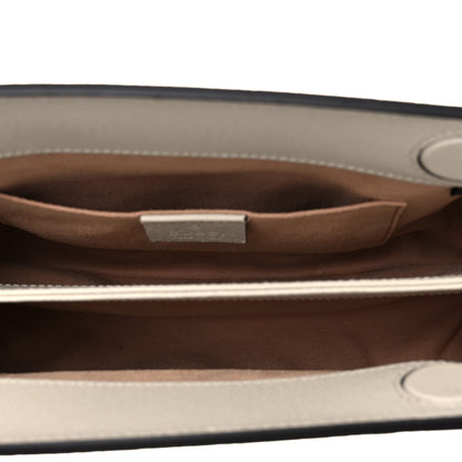 Gucci GG Supreme Monogram Flora Web Small Ophidia Chain Shoulder Bag White 5 of 10