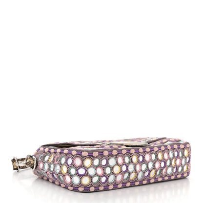 Fendi Elaphe Mirror Specchietti Embroidered Re-Edition Baguette Multicolor 4 of 11