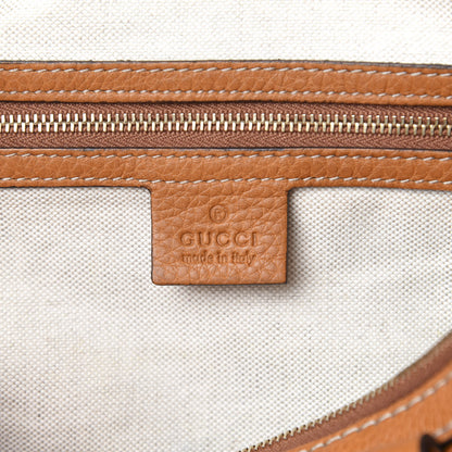 Gucci Calfskin Vintage Web Medium Boston Tobacco 8 of 10