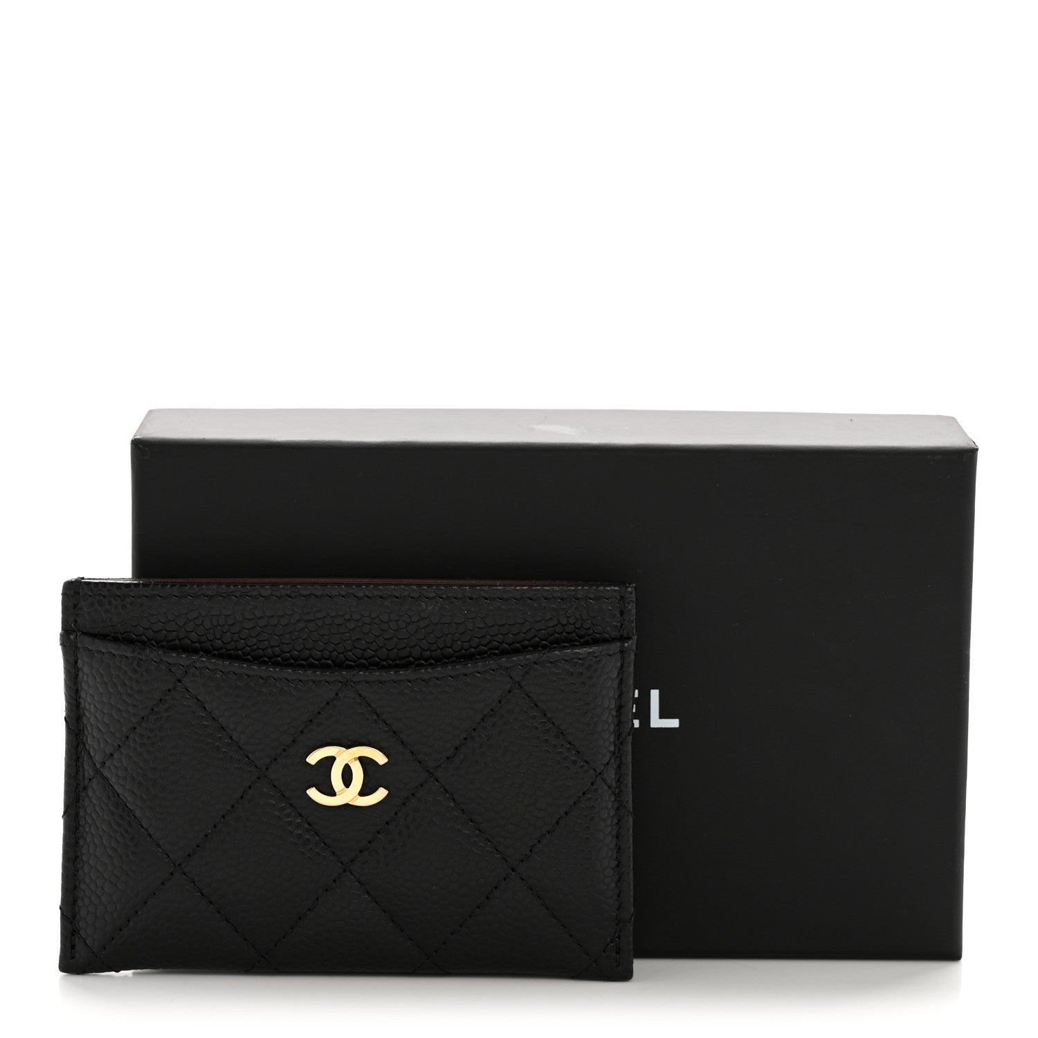 Chanel Caviar Quilted Card Holder Black 10 of 10