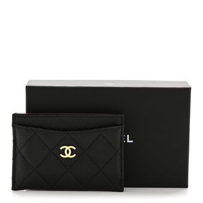 Chanel Caviar Quilted Card Holder Black 10 of 10