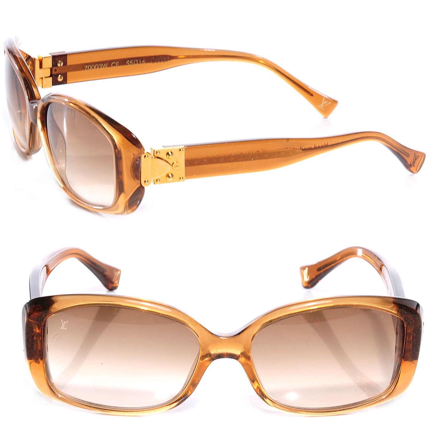 Louis Vuitton Soupcon GM Sunglasses Glitter Honey 1 of 5