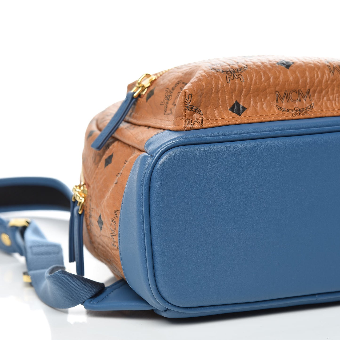 Visetos Mini Stark Backpack Cognac Slate Blue