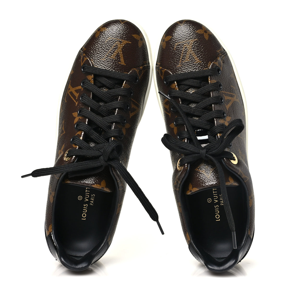 Patent Monogram Frontrow Sneakers 37