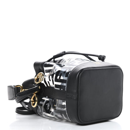 Fendi TPU FF Vitello Grace F is Fendi Mini Mon Tresor Bucket Bag Black 4 of 10