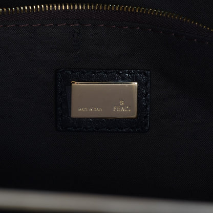 Fendi Vitello Acqua Large Twins Tote Black 6 of 8
