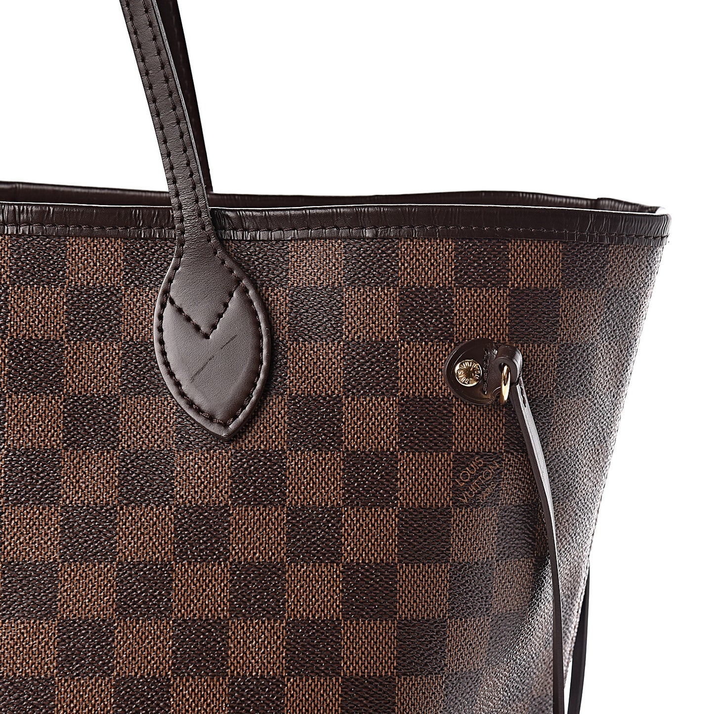 Damier Ebene Neo Neverfull MM Rose Ballerine
