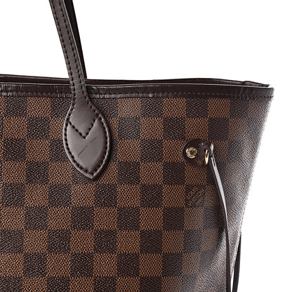 Louis Vuitton Damier Ebene Neo Neverfull MM Rose Ballerine 13 of 13