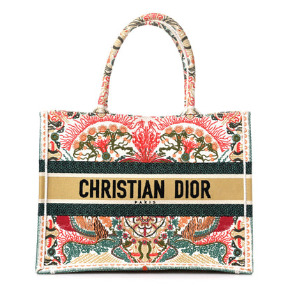 Christian Dior Canvas Embroidered Heart Lights Medium Book Tote Multicolor 1 of 9